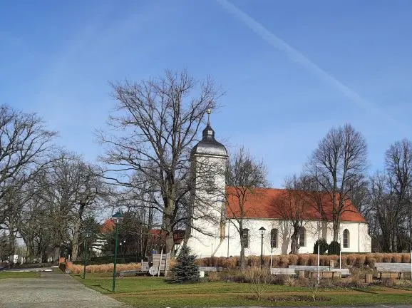 Blick vom Edeka-Parkplatz Febr 2021