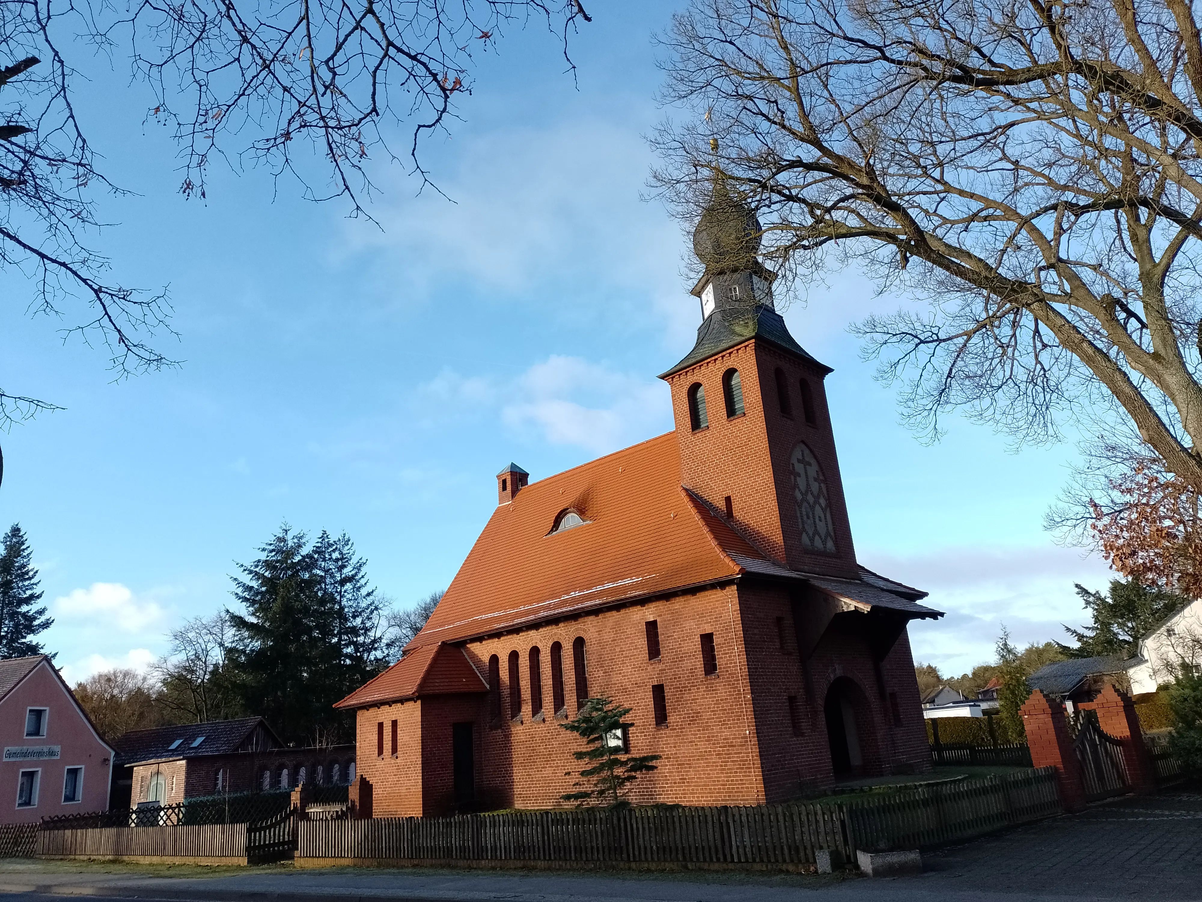 Außenansicht Kirche Sophienstädt